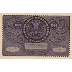 1000 marek polskich 1919 I SERJA DT