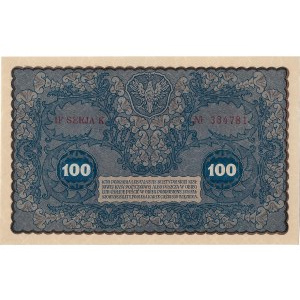 100 marek polskich 1919 IF SERJA K