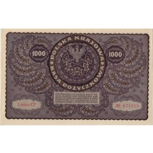 1000 marek polskich 1919 I SERJA CP