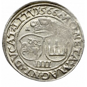 Sigismund II Augustus, 4 groschen 1566 Vilnius