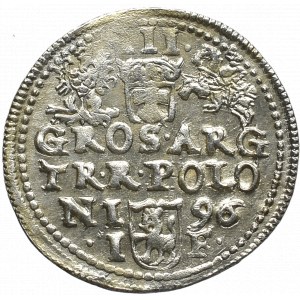Zygmunt III Waza, Trojak 1596 Olkusz