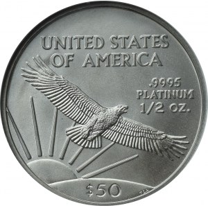 USA, 50 dolarów 2005, Platyna
