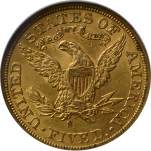 USA, 5 dolarów 1901 S