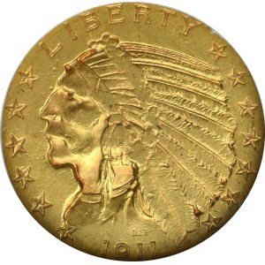 USA, 5 dollars 1911