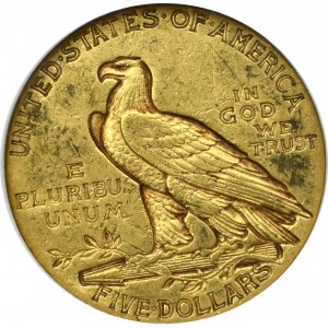 USA, 5 Dolarów 1912