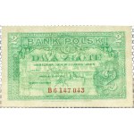 Auswanderung/London, 2 Gold 1939, Serie B, PMG 66 EPQ