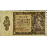 II RP, B. Chrobry, 1 złoty 1938, seria IL, PMG 64