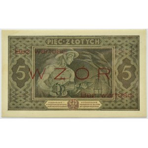 II RP, 5 Zloty 1926, Serie A MODEL, PMG 65 EPQ