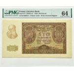 Generalna Gubernia, 100 złotych 1940, seria B, Oryginalny, PMG 64 - bardzo rzadki!