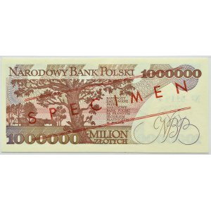 III RP, Wł. Reymont, 1000000 złotych 1991, seria A, WZÓR No. 0119*, PMG 65 EPQ