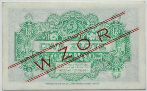 Emigracja/Londyn, 2 złote 1939, WZÓR A1234567, PMG 58