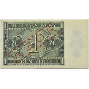 II RP, B. Chrobry, 1 zl. 1938, série H MODEL, PMG 64