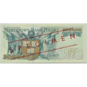 III RP, H. Sienkiewicz, 500000 złotych 1993, seria A WZÓR No. 0192*, UNC