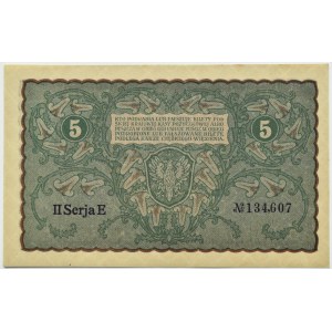 II RP, 5 značek 1919, II série E, Varšava