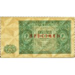 RP, 2 złote 1946, Warszawa, SPECIMEN, UNC