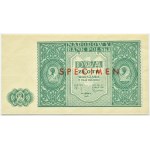 RP, 2 Zloty 1946, Warschau, SPECIMEN, UNC