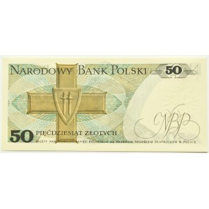 PRL, generál K. Świerczewski, 50 zlotých 1975, série F, UNC