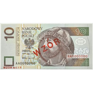 III RP, Mieszko I, 10 złotych 1994 seria AA, WZÓR nr 173, UNC