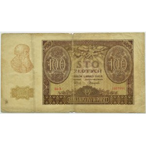 Generalna Gubernia, 100 złotych 1940, seria B, Fałszerstwo ZWZ