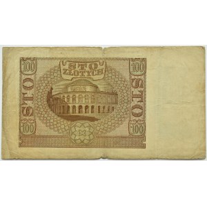 Generalna Gubernia, 100 złotych 1940, seria B, Fałszerstwo ZWZ