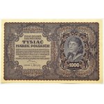 II RP, 1000 marks 1919, 1st series CH - type 7, beautiful!