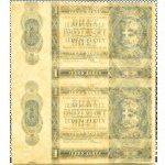 II RP, B. Chrobry, nierozcięte 1 złoty 1938, bez serii i numeratora, PRÓBA ROZRUCHOWA