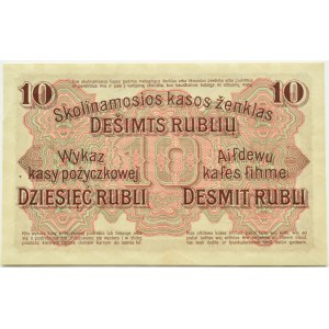 Poznań 10 rubli 1916 OST, seria E, Piękne!