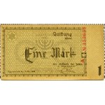 Ghetto Lodz, 1 mark 1940, series A and 6 figures, UNC
