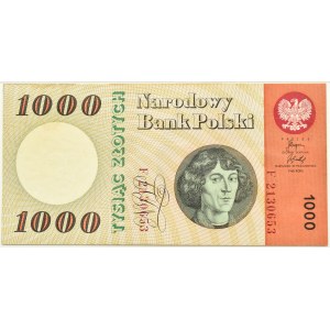 PRL, M. Kopernik, 1000 Zloty 1965, Serie F, PMG 64