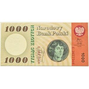 PRL, M. Kopernik, 1000 Zloty 1965, Serie E, PMG 64