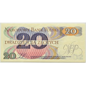 PRL, R. Traugutt, 20 złotych 1982, seria AG, PMG 66 EPQ