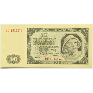 RP, 50 złotych 1948, seria DU, UNC