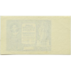 Generalna Gubernia, 50 złotych 1940, czarno-druk awersu, znak wodny
