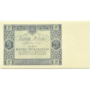 II RP, 5 złotych 1930, seria BJ., PMG 67 EPQ