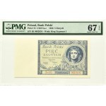 II RP, 5 złotych 1930, seria BJ., PMG 67 EPQ