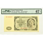 RP, 50 Zloty 1948, Serie EN, PMG 67 EPQ