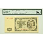 RP, 50 Zloty 1948, Serie EH, PMG 67 EPQ