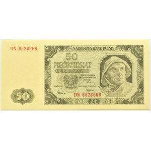 RP, 50 złotych 1948, seria DN, PMG 67 EPQ