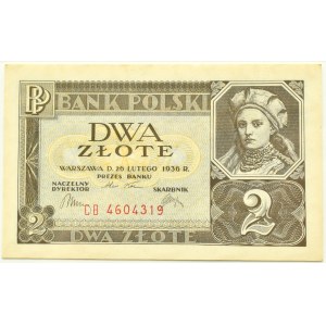 II RP, 2 zloty 1936, CB PMG 66 EPQ series