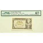 II RP, 2 zloty 1936, CH series, PMG 67 EPQ