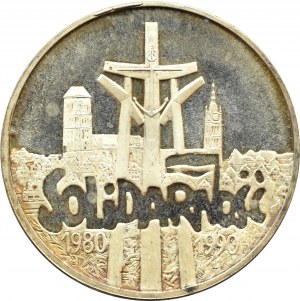 III RP, 100000 złotych 1990, Solidarność typ D, BARDZO RZADKIE