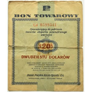 PeWeX, $20 1960, Cd series, FALSE - Alteration