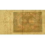 II RP, 100 złotych 1934, seria CU., destrukt bez nadruku głównego