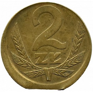 PRL, 2 złote 1983, Warszawa, DESTRUKT