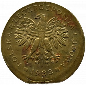 PRL, 2 złote 1983, Warszawa, DESTRUKT
