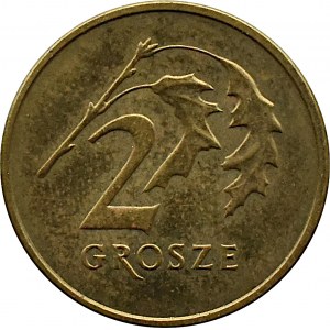 III RP, 2 grosze 2006, DESTRUKT ODWROTKA o 180 stopni