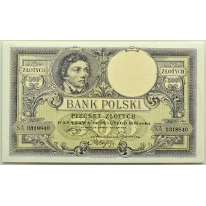 II RP, T. Kosciuszko 500 gold 1919, London, PMG 66 EPQ