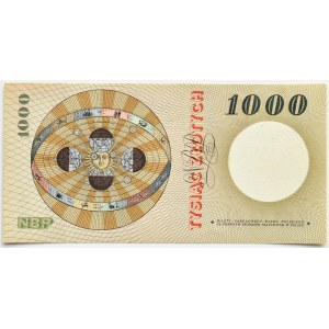 People's Republic of Poland, M. Copernicus, 1000 gold 1965, series B, UNC