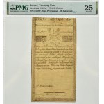 Kosciuszko Insurrection, 25 gold 1794 D&amp;C Blau, series C 34077, PMG 25