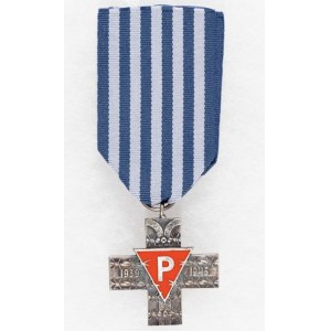 -Medaile s modrobílou stuhou - Osvětimský kříž